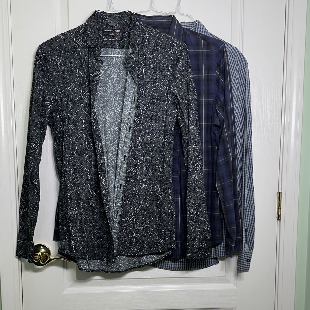 Michael Kors Men’s Button Up Shirts Bundle - Small